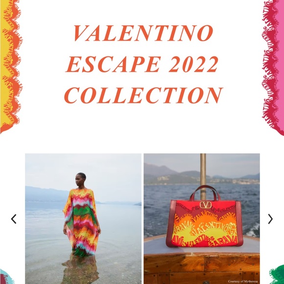 Valentino Beauty Fan (Summer Escape Colorful Wave Design) - Picture 3 of 10